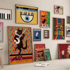 Magiczne plakaty jazzowe: Jak stworzyć wyjątkowy klimat w domu bez wydawania fortuny