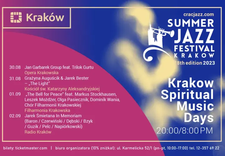 Festiwal jazzowy Kraków - najważniejsze wydarzenia i artyści w mieście